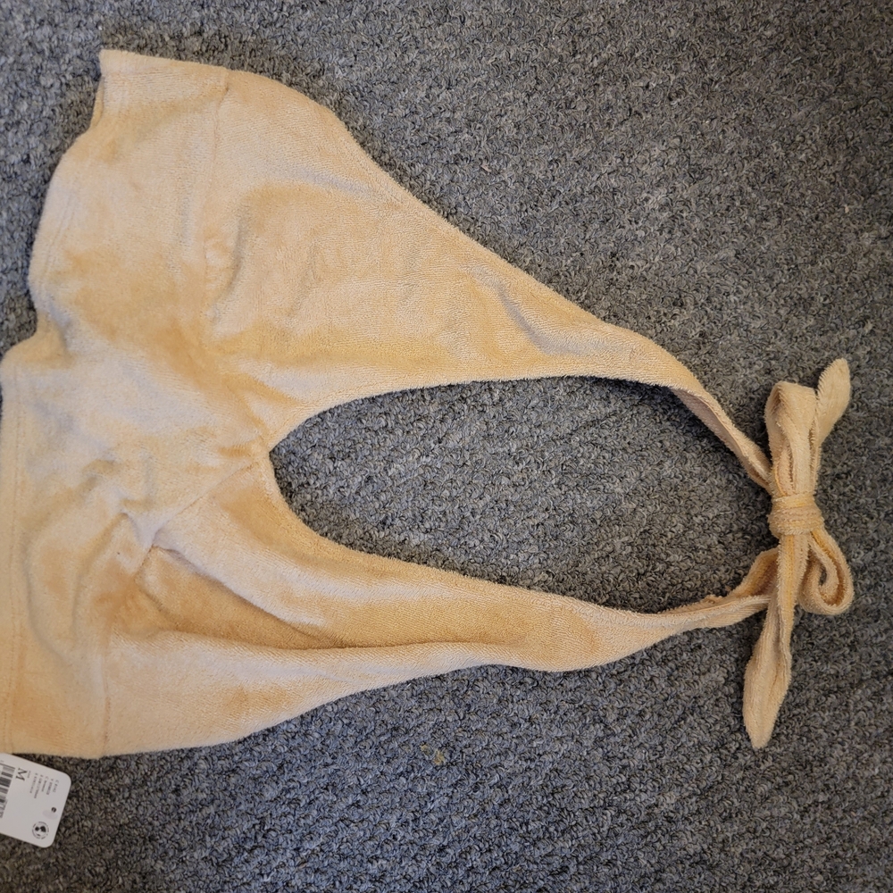Beige Halter Top
